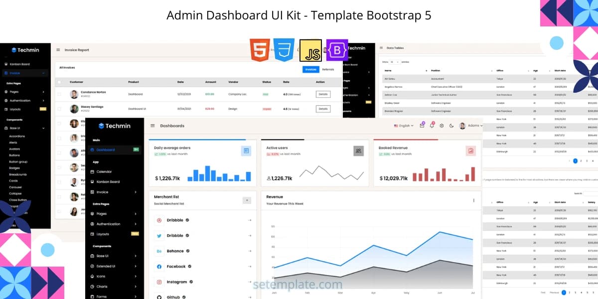 Admin Dashboard UI Kit - Template Bootstrap 5
